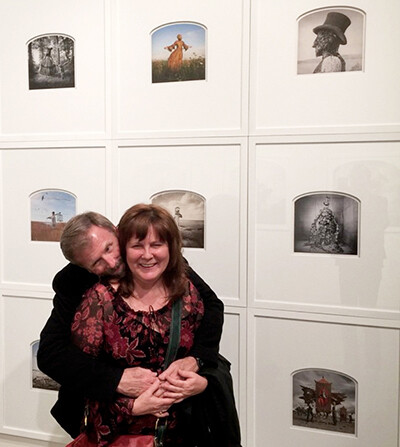 Gary and Barb at Robischon Gallery