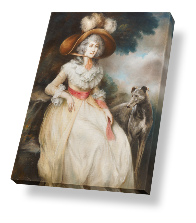 The Empress Josephine and the Fortune Teller canvas painting