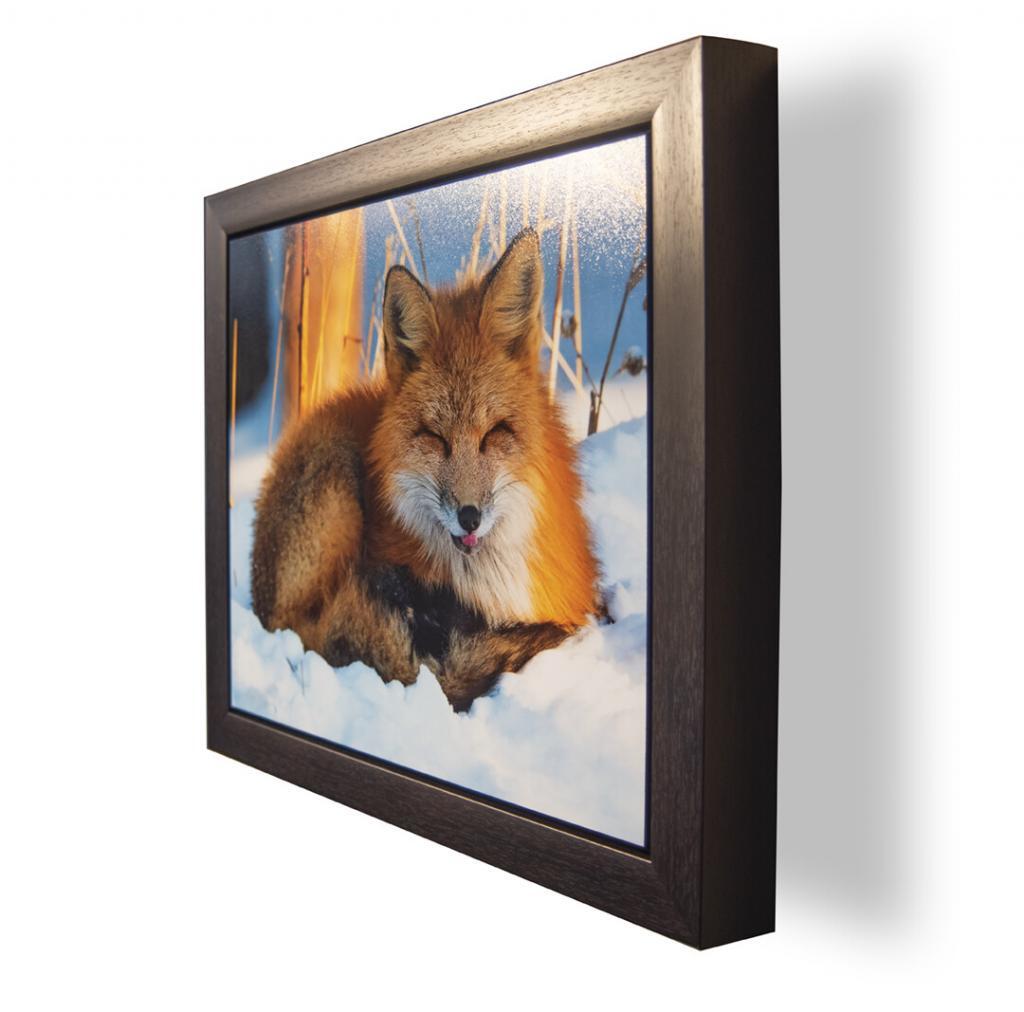 Gallery Mount Flat with Fine Art Print in Frame Right View